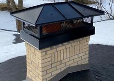 custom chimney caps Chimney Caps, Fireplace Grate, Metal Fab, Chimney Cap, Building Code, Winter Is Here, Brick And Mortar, Structure Design, Protecting Your Home