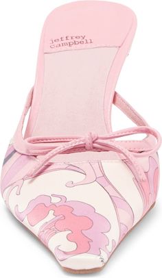 Jeffrey Campbell Like That Mule (Women) | Nordstrom Cute Shoes Summer, Pink Kitten Heels, Pink Mules, Pleaser Heels, High Leather Boots, Shoe Inspo, Girly Shoes, Unique Shoes, Jeffrey Campbell Shoes