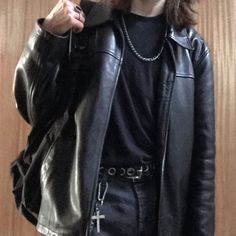 Dark Fashion Aesthetic Men, Masc Rock Outfits, Metalhead Fits Men, Matrix Outfit Street Styles, Masc Dark Outfits, Goth Men Clothes, Grunge Men Style, Men Fashion Grunge, Modern Goth Outfits Men