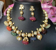 Pearl Mala, Gold Jewelry Simple Necklace, Beautiful Gold Necklaces, Silver Jewellery Indian, Antique Jewelry Indian