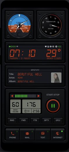 an image of a clock and radio app on a cell phone