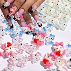 Gratis verzending, snellere after-sales dienst van Temu. Diy Crafts Phone Cases, Hello Kitty Nails Art, Resin Design, Nail Jewelry