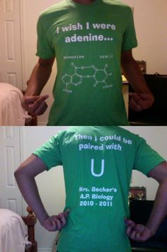 two pictures of the same person in green shirts, one is wearing a u t - shirt