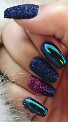 Matte Make Up, Makeup Nails Designs, Her Nails, Nail Designs Glitter, Dipped Nails, Pretty Acrylic Nails, Fancy Nails, Nail Paint, Creative Nails