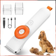 VOSOV Dog Grooming Clippers for Thick Heavy Coats - Low Noise Cordless Professional Dog Grooming Kit with 180 mins Rechargeab Dog Nails, Hair Clippers, Dog Hair, Dog Grooming, Pet Hair