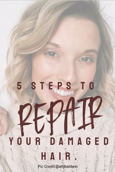 Hair Diy Ideas, Damaged Hair Products, Damaged Hair Remedies, Treatments For Damaged Hair, Organic Hair Products, Hair Split Ends, Rough Hair, Natural Hair Care Routine