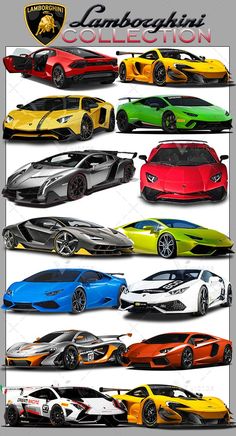 a bunch of cars that are all different colors