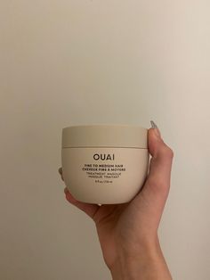 Hair Mask Ouai, Vanilla Hair Mask, Ouai Mask, Aesthetic Hair Products, Hair Mask Packaging, Hair Mask Products