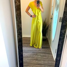 Bcbg Maxazria Lime Green Maxi Dress,Worn Once To A Wedding Lime Green Dress, Green Maxi Dress, Green Maxi, Maxi Dress Green, Bcbgmaxazria Dresses, Wearing Dress, Green Dress, Lime Green, A Wedding