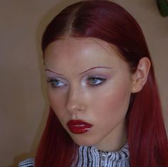 Vampy Makeup, Funky Makeup, Glossy Lips, Kiss Makeup, Aesthetic Makeup, Artistry Makeup