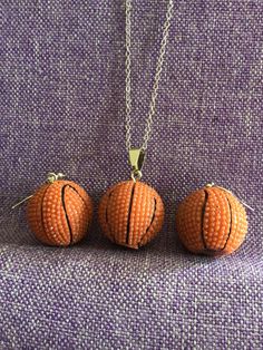 Basketball Necklace and Earrings Basketball Necklace, Jewellery Sets, Wedding Jewellery, Wedding Jewelry Sets, Necklace And Earrings, Jewelry Sets, Wedding Jewelry, Baskets, Basketball