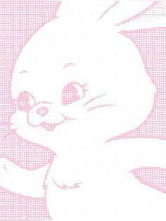 an image of a white bunny with pink eyes