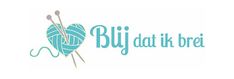 the logo for blyj daltk brei knitting and crocheting