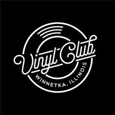 the logo for vinyl club winery illinois