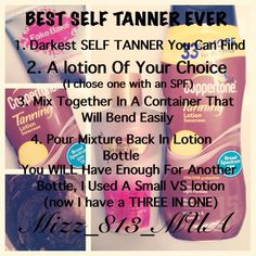 Natural Tanning Tips, Best Self Tanner