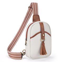 PRICES MAY VARY. Tailored for Women: The small sling bag features a tassel pendant that makes it trendy and practical; Made with premium quality faux leather and vintage-style shoulder straps, dimensions is 5.7'' L ×2.16''W ×8.26''H, weighs 0.77Lbs, lightweight and easy to carry. Spacious & Compact: The crossbody bag has a main pocket,1 front pocket, and 5 card slots, 1 back zipper pocket; Enough space and pockets allow you to keep neatly organized personal items when you travel, hiking, or go o Luxury Leather Crossbody Bag With Zipper, Cheap Elegant Flap Bag For Daily Use, Cheap Zipper Closure Crossbody Chest Bag, Cheap Casual Saddle Bag For Travel, Cheap Faux Leather Bag With Adjustable Strap, Affordable Belt Bag With Cell Phone Pocket For Travel, Cheap Functional Phone Shoulder Bag, Affordable Functional Phone Shoulder Bag, Traditional Cheap Bags For Daily Use