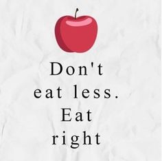 Healthy Food Quotes, Healthy Eating Quotes, Nutrition Quotes, Eat Less, Healthy Quotes, Lifestyle Quotes