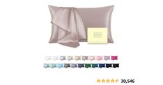 Amazon.com: Mulberry Silk Pillowcase for Hair and Skin Pillow Case with Hidden Zipper Soft Breathable Smooth Cooling Silk Pillow Covers for Sleeping (Apricot Gray, King（20"X 36"）) : Home & Kitchen Silk Pillow Case, Silk Pillowcase Hair, Silk Pillow Cover, Satin Bedding, King Size Pillows, Hair Bonnet, Silk Pillow