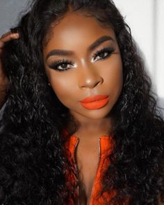 Orange Lipstick Makeup, Lip Pencil Colors, Orange Lipstick, Orange Lips, Makeup Shades, Brown Lipstick, Lipstick Brands, Dark Skin Makeup, Makeup Obsession