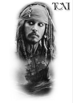 johnny depple as captain jack sparrow