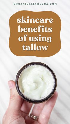 Skincare Benefits of Grass-Fed Tallow Tallow Lotion Benefits, Tallow Balm For Acne, Beef Tallow Moisturizer Recipe, Beef Tallow And Honey Face Cream, Beef Tallow Sunscreen, Beef Tallow For Skin Benefits, Benefits Of Tallow Skin Care, Tallow Skin Benefits, Benefits Of Tallow