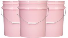 PRICES MAY VARY. Organize your pantry, kitchen, garage, garden, shed, school, warehouse, studio, lake house and everything in between! These Buckets are Food grade- BPA Free- Made in USA Features a tapered design which allows empty buckets to nest and separate easily. Pails Come with Metal Handle and molded plastic Grip to protect hands when moving heavy loads. Bucket can be used as cleaning bucket, water bucket, gardening bucket, paint bucket, Fermentation bucket, wash bucket. Pails good for st Cleaning Bucket, Baking Center, Bucket Gardening, Cleaning Buckets, Metal Tub, Pink Food, Colorful Storage, Chicken Garden, Paint Buckets