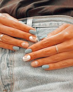 Boho Nails, Squoval Nails, Subtle Nails, Minimal Nails, Casual Nails, Her Nails