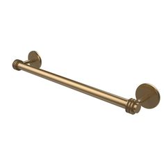 an image of a brass colored towel bar