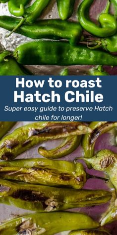 how to roast hatch chile peppers