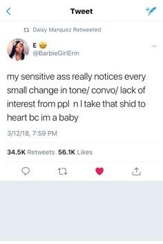 the tweet is being used to describe someone's feelings about her baby