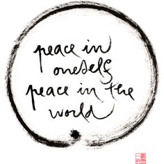 a black and white drawing with the words peace in one word, peace in the world