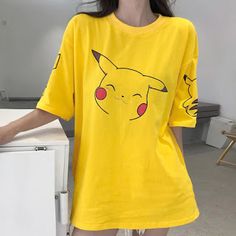 Otaku Clothes, Anime Outfit, Lolita Outfits, Anime Clothing, Loose Tees, Top Shirt Women, Kawaii Clothes, Korean Outfits