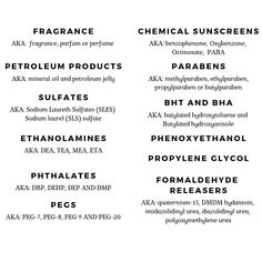 How To Quickly Read A Cosmetic Label – Lemon and Clove Cosmetic Labels, Chemical Sunscreen, Organic Logo, Petroleum Jelly, Weird Words, Raw Minerals, Something Something, Au Naturale