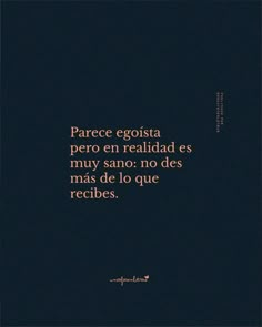 a black background with an orange and white quote on the bottom right corner that says,'parcce eogistaa pero en realad es