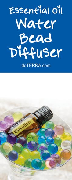 doTERRA Essential Oils DIY Water Bead Diffuser Recipe Doterra Elevation, Reed Diffuser Diy, Diy Oil Diffuser, Homemade Reed Diffuser, Diffuser Diy, Essential Oil Reed Diffuser, Doterra Essential Oils Recipes, Homemade Essential Oil, Bath Recipes