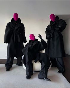 Black Cloths Asthetic, Streetwear High Fashion, Balaclava Mask, New York Fashion Week Men, Black Outfit Men, Fashion Week Outfit, Mask Fashion, Fashion Mask