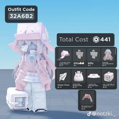 Cute Roblox Outfits Codes Brookhaven, Cute Roblox Codes Outfit, Roblox Avatars Ideas Girl, Kawaii Roblox Codes, Kawaii Roblox Avatar Codes, Emo Roblox Avatar Ideas, Roblox Avatar Catalog, Roblox Catalog Avatar Creator Codes, Roblox Outfit Ideas Cute