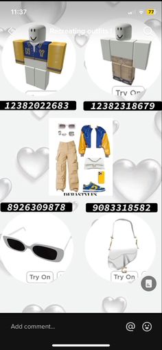 an advertisement for sunglasses and other items on display in front of a white background with the words