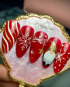 ✨🎄🎅 Nail Nail, Christmas Nails, Manicure, Nail Art, Nails, Christmas, Quick Saves, Design, Art