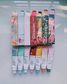 Makeup Ide, Koleksi Makeup, Glossier Balm Dotcom, Lip Balm Collection, Happy Happy Happy, Lipgloss Lips, Gloss Labial, Lip Glosses