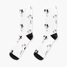 Super soft all-over printed knit socks with extra cushioning in the sole. Suitable for men and women. Cow Socks, Happy Cow, Knit Socks, Socks For Sale, Knitting Socks, Cow, Socks, Men And Women, For Men