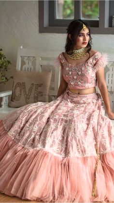 What to prepare   • Beautiful pink lehanga  • Nars foundation   • Pink and purple eye shadow   • Light pink lipstick   • Hair curler  • Beautiful ambiance location   • Minimal pose ideas  • Chic Prom Dresses, Engagement Look, Makeup And Hairstyle, Affordable Outfits, Engagement Makeup, Indian Outfits Lehenga, Wedding Lehenga Designs, Lehnga Dress, Indian Bridal Dress