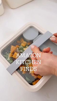 a kitchen counter with four white dishes in it