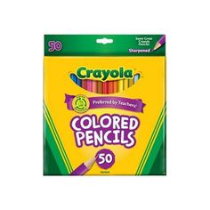 crayon colored pencils 50 count