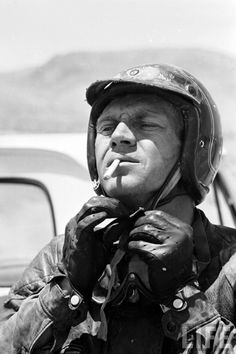 Person On Motorcycle, Mcqueen Tattoo, Tattoo Portrait, On Motorcycle, Ex Machina, Life Pictures, Vintage Motorcycles