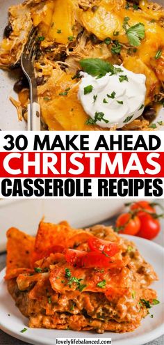 Christmas casserole recipes, make-ahead Christmas casserole, Christmas casserole no egg, and brunch casserole ideas. Nontraditional Christmas Dinner, Christmas Casserole Recipes, Summer Casserole Recipes, Christmas Lunch Recipes, Fall Casserole Recipes, Christmas Crockpot Recipes, Healthy Christmas Dinner, Cheap Casserole Recipes