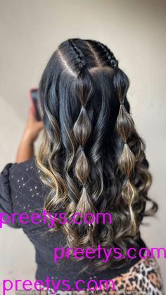 Concert Hairstyles, Hairstyle Examples, Hoco Hairstyles, Dance Hairstyles, Short Layered Haircuts, Holiday Hairstyles, Modern Hairstyles, Baddie Hairstyles