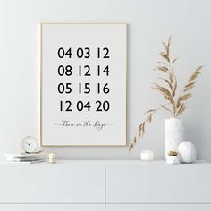 Personal Date Anniversary Gift Apartment Art, Family Print, Home Poster, Furniture Renovation, Personalized Wall Art, Printable Decor, Wall Decor Printables, Printable Artwork, Digital Wall