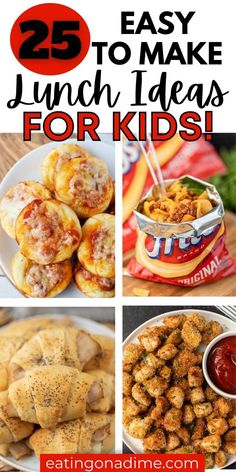 25 easy to make lunch ideas for kids