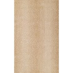 a beige rug with white dots on it